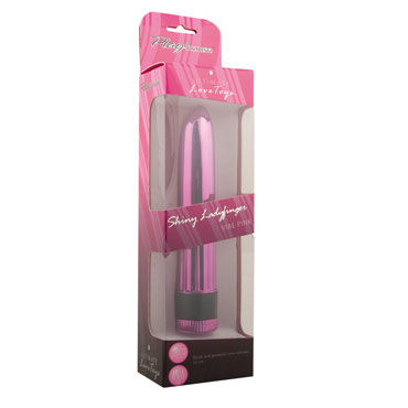PlayHouse Shiny Ladyfinger, розовый - Вибратор компактного размера - купить в секс шопе PlayHouse Shiny Ladyfinger, розовый - Вибратор компактного размера - купить в секс шопе