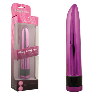 PlayHouse Shiny Ladyfinger, розовый, Вибратор компактного размера PlayHouse Shiny Ladyfinger, розовый, Вибратор компактного размера