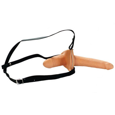 Supreme Nature Natural Duo Prosthetic, Страпон с двумя фаллосами Supreme Nature Natural Duo Prosthetic, Страпон с двумя фаллосами