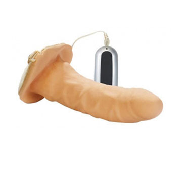 Supreme Nature Vibrating Prosthetic Open, 17см, Фаллопротез с вибрацией Supreme Nature Vibrating Prosthetic Open, 17см, Фаллопротез с вибрацией