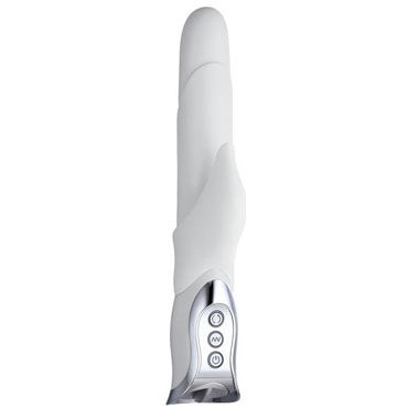 Vibe Therapy Zenith, белый, Вибратор с функцие вращения и клиторальным стимулятором Vibe Therapy Zenith, белый, Вибратор с функцие вращения и клиторальным стимулятором