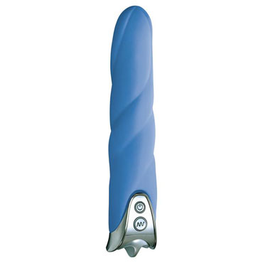 Vibe Therapy Meridian, голубой, Коллекционный силиконовый вибратор Vibe Therapy Meridian, голубой, Коллекционный силиконовый вибратор