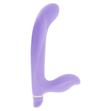 Vibe Therapy Wishbone, фиолетовый, безремневой страпон Vibe Therapy Wishbone, фиолетовый, безремневой страпон