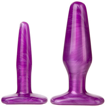 Doc Johnson Radiant Gems Anal Trainer Kit, фиолетовый - фото, отзывы Doc Johnson Radiant Gems Anal Trainer Kit, фиолетовый - фото, отзывы