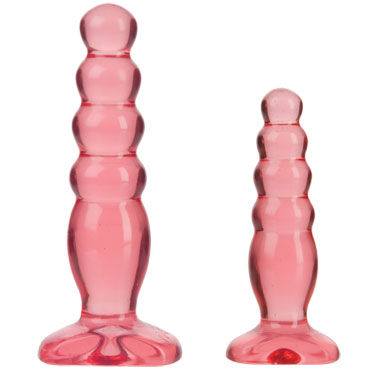 Doc Johnson Crystal Jellies Anal Trainer Kit, розовые - фото, отзывы Doc Johnson Crystal Jellies Anal Trainer Kit, розовые - фото, отзывы