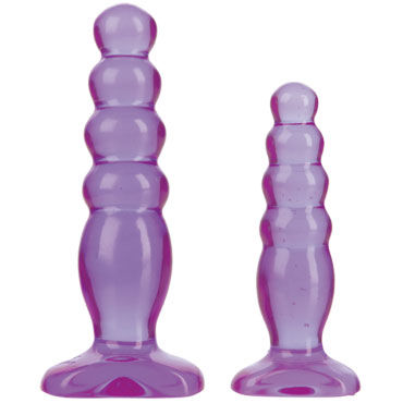 Doc Johnson Crystal Jellies Anal Trainer Kit, фиолетовые - фото, отзывы Doc Johnson Crystal Jellies Anal Trainer Kit, фиолетовые - фото, отзывы