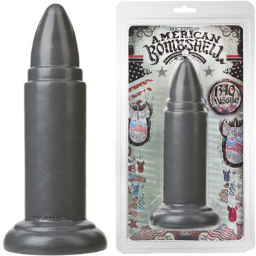 Doc Johnson American Bombshell B-10 Missile, Анальная втулка в форме ракеты Doc Johnson American Bombshell B-10 Missile, Анальная втулка в форме ракеты