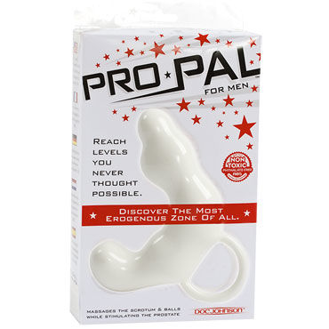 Doc Johnson Pro-Pal, белый - Стимулятор простаты - купить в секс шопе Doc Johnson Pro-Pal, белый - Стимулятор простаты - купить в секс шопе