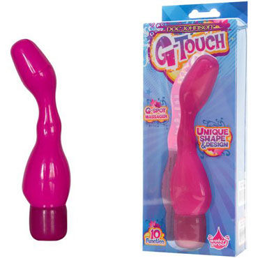 Doc Johnson G-Touch, розовый, Вибратор для точки G Doc Johnson G-Touch, розовый, Вибратор для точки G
