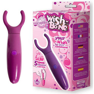 Doc Johnson Wish Bone, фиолетовый, Вибратор на палец Doc Johnson Wish Bone, фиолетовый, Вибратор на палец