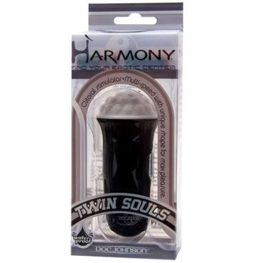 Doc Johnson Harmony Twin Souls - Вибромассажер для стимуляции клитора - купить в секс шопе Doc Johnson Harmony Twin Souls - Вибромассажер для стимуляции клитора - купить в секс шопе