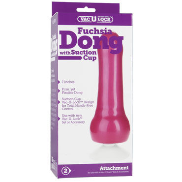 Doc Johnson Fuchsia Dong, Насадка для страпонов Vac-U-Lock и другие товары Doc Johnson с фото Doc Johnson Fuchsia Dong, Насадка для страпонов Vac-U-Lock и другие товары Doc Johnson с фото