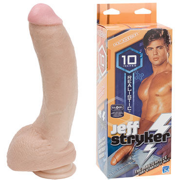 Doc Johnson Jeff Stryker, 25 см, Реалистичный фаллоимитатор Doc Johnson Jeff Stryker, 25 см, Реалистичный фаллоимитатор