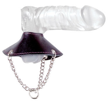 Doc Johnson Parachute Ball Stretcher, Кожанное кольцо для мошонки в форме парашюта и другие товары Doc Johnson с фото Doc Johnson Parachute Ball Stretcher, Кожанное кольцо для мошонки в форме парашюта и другие товары Doc Johnson с фото