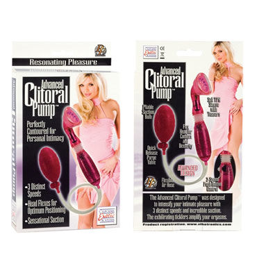 California Exotic Advanced Clitoral Pumps, розовый - Вакуумная помпа для клитора - купить в секс шопе California Exotic Advanced Clitoral Pumps, розовый - Вакуумная помпа для клитора - купить в секс шопе