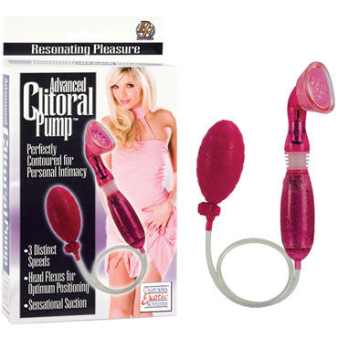 California Exotic Advanced Clitoral Pumps, розовый, Вакуумная помпа для клитора California Exotic Advanced Clitoral Pumps, розовый, Вакуумная помпа для клитора