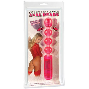 Pipedream Waterproof Flexible Anal Beads, розовый, Многоскоростной анальный вибратор Pipedream Waterproof Flexible Anal Beads, розовый, Многоскоростной анальный вибратор