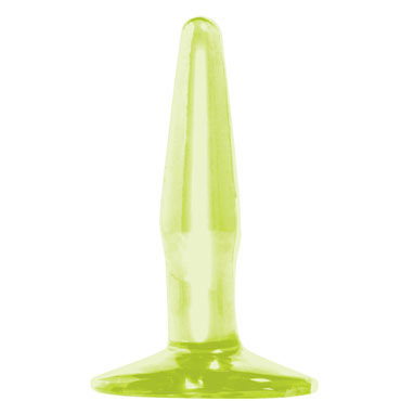 Pipedream Basix Rubber Works Mini Butt Plug, желтая, Анальная пробка, светится в темноте Pipedream Basix Rubber Works Mini Butt Plug, желтая, Анальная пробка, светится в темноте
