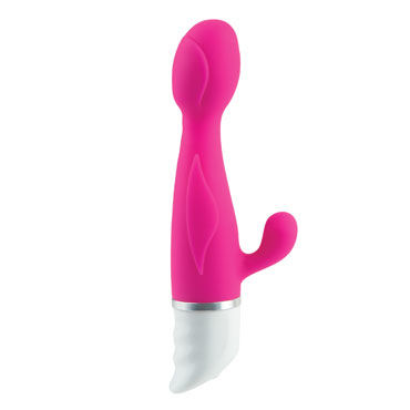 Pipedream Le Reve Silicone Posable Dark Pink, Вибратор с клиторальным отростком Pipedream Le Reve Silicone Posable Dark Pink, Вибратор с клиторальным отростком