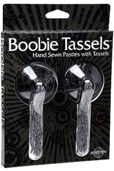 Pipedream Boobie Tassels, черные, Пэстисы с длинными кисточками Pipedream Boobie Tassels, черные, Пэстисы с длинными кисточками