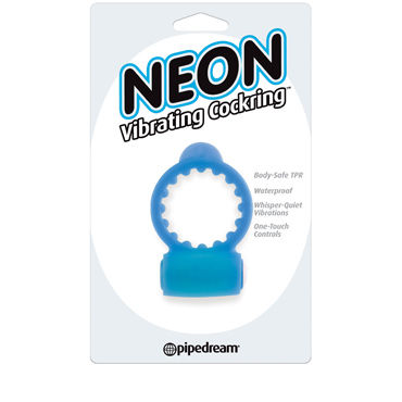 Pipedream Neon Vibrating Cockring, синее - фото, отзывы Pipedream Neon Vibrating Cockring, синее - фото, отзывы
