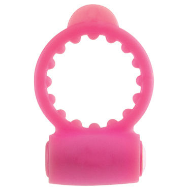 Pipedream Neon Vibrating Cockring, розовое, Эрекционное виброкольцо Pipedream Neon Vibrating Cockring, розовое, Эрекционное виброкольцо