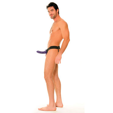 Pipedream Hollow Strap-On, фиолетовый - Полый страпон - купить в секс шопе Pipedream Hollow Strap-On, фиолетовый - Полый страпон - купить в секс шопе
