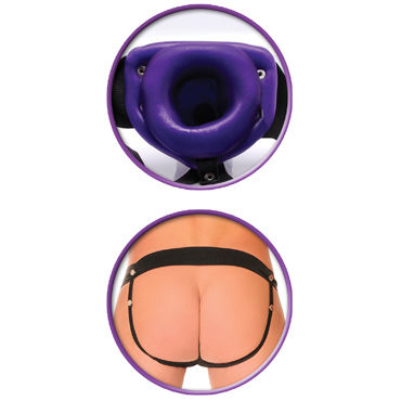 Pipedream Hollow Vibrating Hollow Strap-On, фиолетовый, и другие товары Pipedream с фото Pipedream Hollow Vibrating Hollow Strap-On, фиолетовый, и другие товары Pipedream с фото