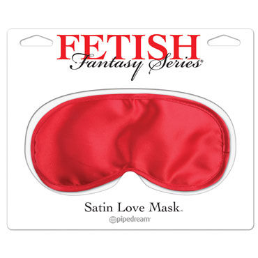 Pipedream Satin Love Mask, красная, Любовная маска на глаза Pipedream Satin Love Mask, красная, Любовная маска на глаза