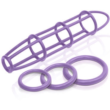 Pipedream Cockcage and Ring Set, фиолетовый - фото, отзывы Pipedream Cockcage and Ring Set, фиолетовый - фото, отзывы