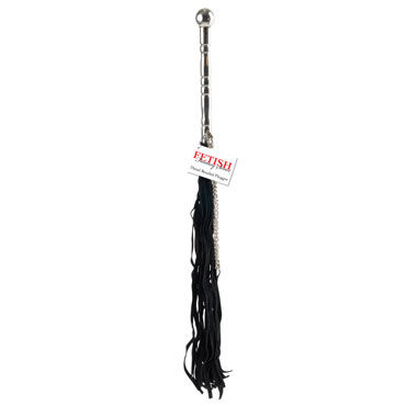Pipedream Beaded Metal Flogger, Флоггер с металлической рукояткой Pipedream Beaded Metal Flogger, Флоггер с металлической рукояткой
