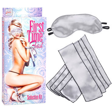 California Exotic First Time Fetish Seduction Kit, Маска на глаза и ленты для фиксации California Exotic First Time Fetish Seduction Kit, Маска на глаза и ленты для фиксации