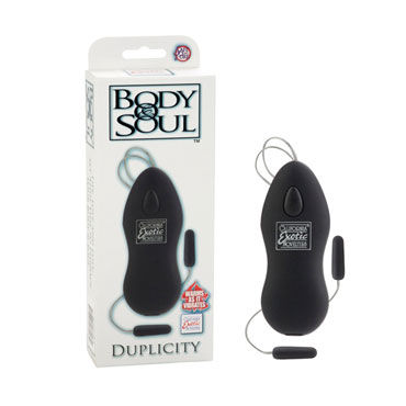 California Exotic Body & Soul Duplicity, черный, Две вибропули с выносным пультом управления California Exotic Body & Soul Duplicity, черный, Две вибропули с выносным пультом управления