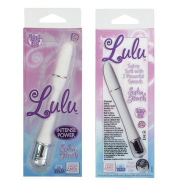 California Exotic Lulu Satin Touch, белый - Минивибратор с бархатистой поверхностью - купить в секс шопе California Exotic Lulu Satin Touch, белый - Минивибратор с бархатистой поверхностью - купить в секс шопе
