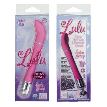 California Exotic Lulu Satin Scoop, розовый - Минивибратор с бархатистой поверхностью - купить в секс шопе California Exotic Lulu Satin Scoop, розовый - Минивибратор с бархатистой поверхностью - купить в секс шопе