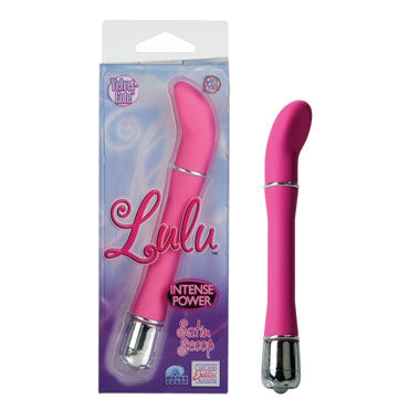 California Exotic Lulu Satin Scoop, розовый, Минивибратор с бархатистой поверхностью California Exotic Lulu Satin Scoop, розовый, Минивибратор с бархатистой поверхностью