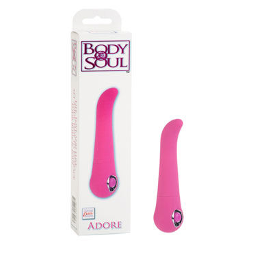 California Exotic Body & Soul Adore, розовый, Минивибратор для стимуляции точки G California Exotic Body & Soul Adore, розовый, Минивибратор для стимуляции точки G