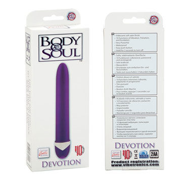 California Exotic Body & Soul Devotion, фиолетовый - Классический вибратор небольшого размера - купить в секс шопе California Exotic Body & Soul Devotion, фиолетовый - Классический вибратор небольшого размера - купить в секс шопе