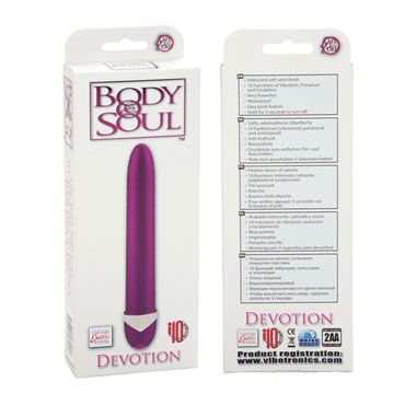 California Exotic Body & Soul Devotion, розовый - Классический вибратор небольшого размера - купить в секс шопе California Exotic Body & Soul Devotion, розовый - Классический вибратор небольшого размера - купить в секс шопе