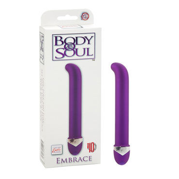 California Exotic Body & Soul Embrace, фиолетовый, Вибратор для стимуляции точки G небольшого размера California Exotic Body & Soul Embrace, фиолетовый, Вибратор для стимуляции точки G небольшого размера