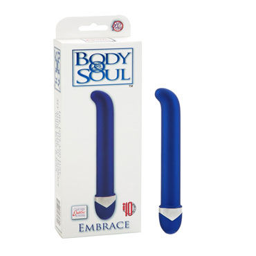 California Exotic Body & Soul Embrace, синий, Вибратор для стимуляции точки G небольшого размера California Exotic Body & Soul Embrace, синий, Вибратор для стимуляции точки G небольшого размера