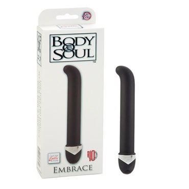 California Exotic Body & Soul Embrace, черный, Вибратор для стимуляции точки G небольшого размера California Exotic Body & Soul Embrace, черный, Вибратор для стимуляции точки G небольшого размера