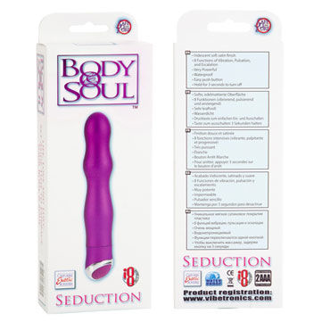 California Exotic Body & Soul Seduction, розовый - Вибратор рельефной формы - купить в секс шопе California Exotic Body & Soul Seduction, розовый - Вибратор рельефной формы - купить в секс шопе