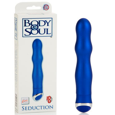 California Exotic Body & Soul Seduction, синий, Вибратор рельефной формы California Exotic Body & Soul Seduction, синий, Вибратор рельефной формы