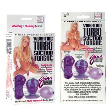 California Exotic Vibrating Turbo Suction Tongue - Вакуумная помпа для стимуляции клитора и половых губ - купить в секс шопе California Exotic Vibrating Turbo Suction Tongue - Вакуумная помпа для стимуляции клитора и половых губ - купить в секс шопе