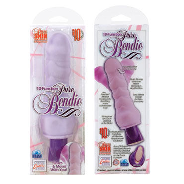 California Exotic 10-Function Pure Bendies, фиолетовый - Рельефный вибратор с фиксацией положения ствола - купить в секс шопе California Exotic 10-Function Pure Bendies, фиолетовый - Рельефный вибратор с фиксацией положения ствола - купить в секс шопе