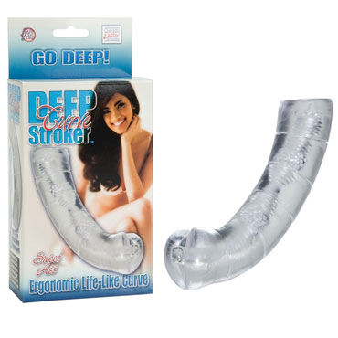 California Exotic Deep Curve Stroker Sweet Ass, Прозрачный мастурбатор California Exotic Deep Curve Stroker Sweet Ass, Прозрачный мастурбатор