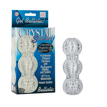 California Exotic Crystal Stroker, Прозрачный мастурбатор California Exotic Crystal Stroker, Прозрачный мастурбатор