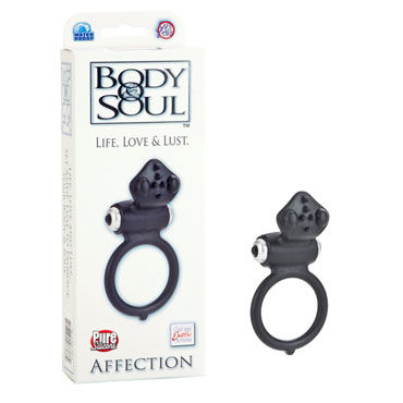 California Exotic Body & Soul Affection, черное, Эрекционное кольцо со стимуляцией клитора California Exotic Body & Soul Affection, черное, Эрекционное кольцо со стимуляцией клитора