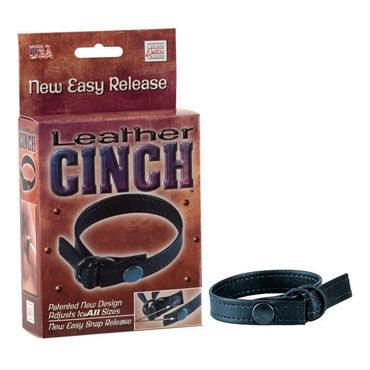 California Exotic Leather Cinch, Кожаная утяжка на пенис California Exotic Leather Cinch, Кожаная утяжка на пенис